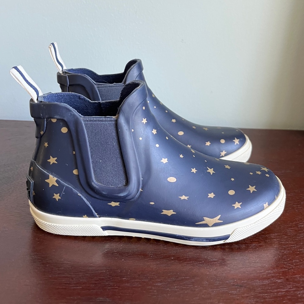 Joules Rainwell Chelsea Rain Boot - Navy SZ 11